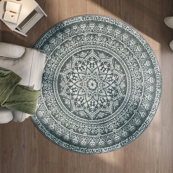 Кръгъл килим Songmics Songmics Светло сив 160x160 cm