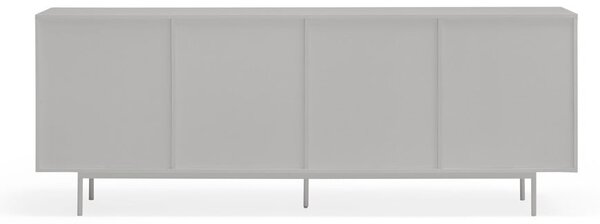 Сив нисък скрин 211x80 cm Sierra – Teulat