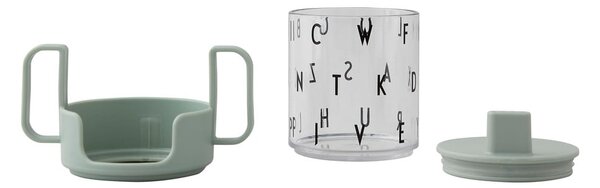 Зелена детска чаша Grow With Your Cup Grow with Your Cup - Design Letters