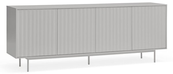 Сив нисък скрин 211x80 cm Sierra – Teulat