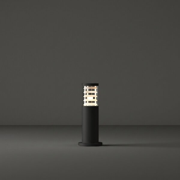 Ideal Lux - Външна лампа TRONCO 1xE27/42W/230V, 40 см, IP65, черна