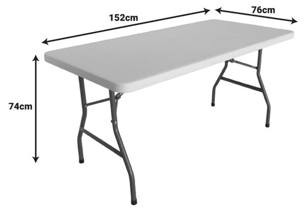 Градинска конферентна маса Aprilia Pako Pako World White 152x76x74 cm