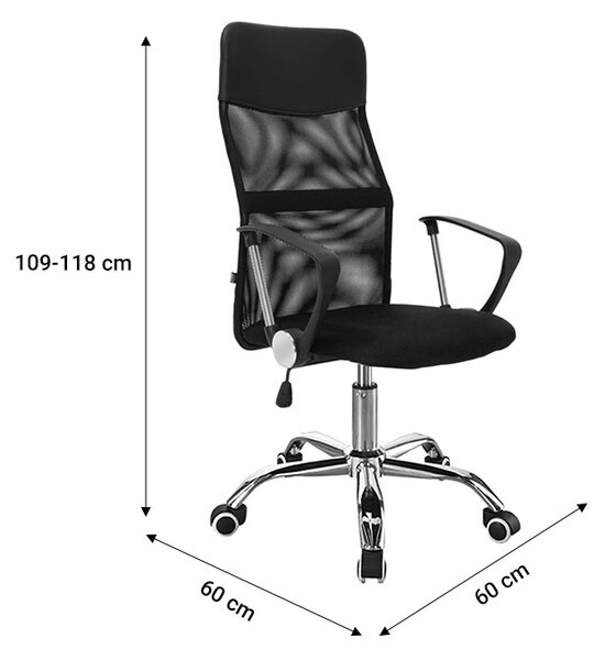 Комплект от 2 части студентски офис мебели и офис стол Gloryn Pako World Black 107x40x110 cm