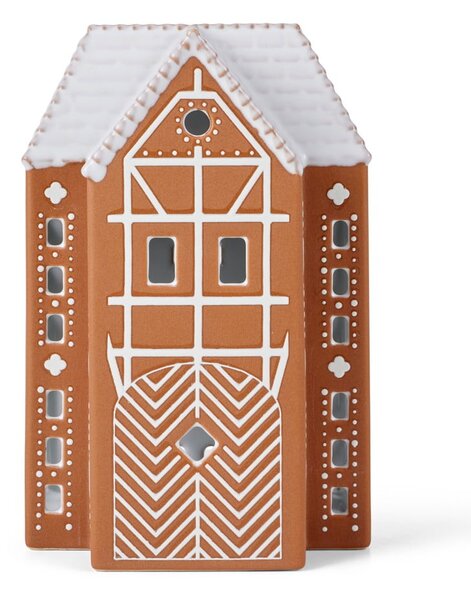 Керамичен свещник за чаена свещ Gingerbread Lighthouse – Kähler Design