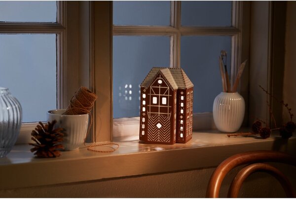 Керамичен свещник за чаена свещ Gingerbread Lighthouse – Kähler Design