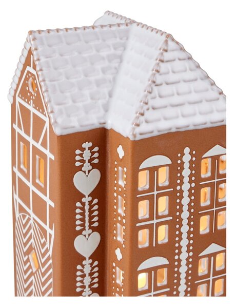 Керамичен свещник за чаена свещ Gingerbread Lighthouse – Kähler Design