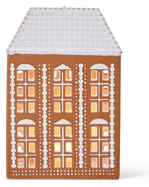 Керамичен свещник за чаена свещ Gingerbread Lighthouse – Kähler Design