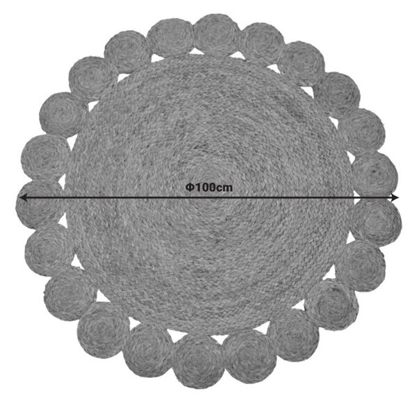 Voni Boho Pako World Natural 100x100x1 cm