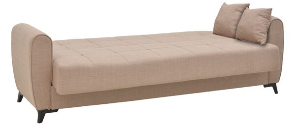 3-местен диван с място за съхранение Lincoln 3 Pako World Beige 225x85x90 cm