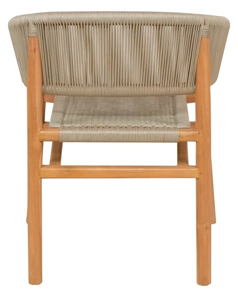 Градински фотьойл Kajone Boho Pako World Cream 62x55x75 cm