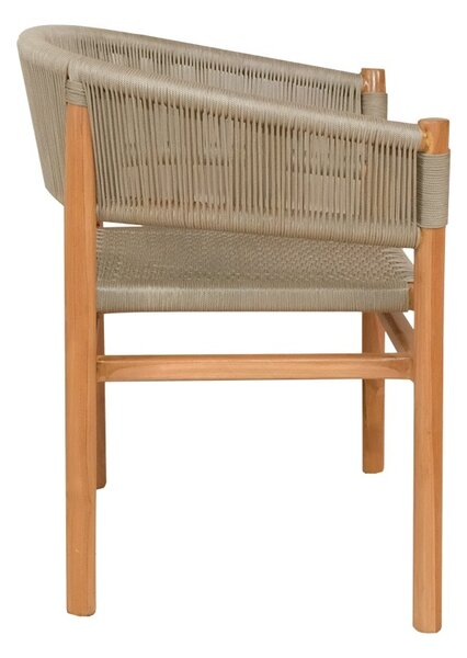 Градински фотьойл Kajone Boho Pako World Cream 62x55x75 cm