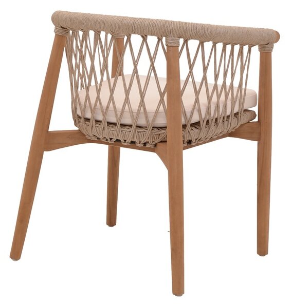 Градински фотьойл Abby Boho Pako World Natural 60x58x78 cm