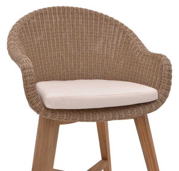Градински фотьойл Solso Boho Pako World Natural 62x58x78 cm
