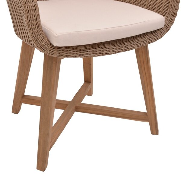 Градински фотьойл Solso Boho Pako World Natural 62x58x78 cm