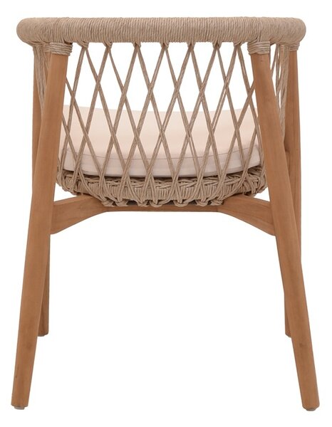 Градински фотьойл Abby Boho Pako World Natural 60x58x78 cm