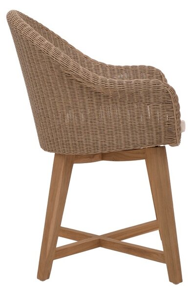 Градински фотьойл Solso Boho Pako World Natural 62x58x78 cm