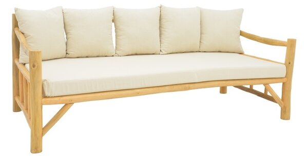 Градински диван Roziana Boho Pako World Natural 210x100x80 cm