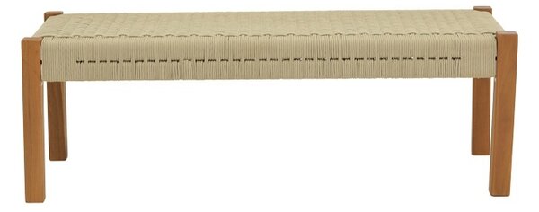 Градинска пейка Uma Boho Pako World Natural 120x45x40 cm
