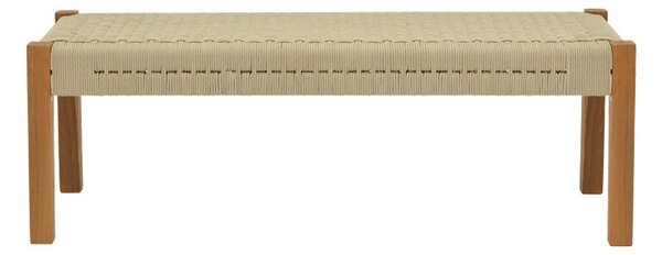 Градинска пейка Uma Boho Pako World Natural 120x45x40 cm