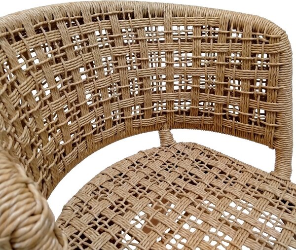 Градински фотьойл фотьойл Milou Boho Pako World Natural 59x65x73 cm