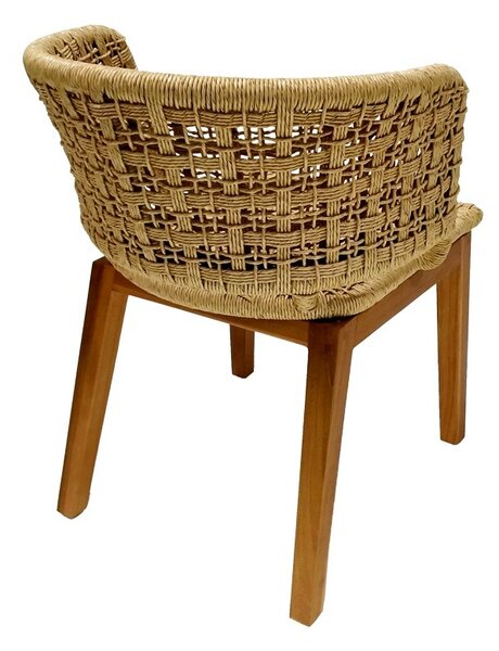 Градински фотьойл фотьойл Milou Boho Pako World Natural 59x65x73 cm