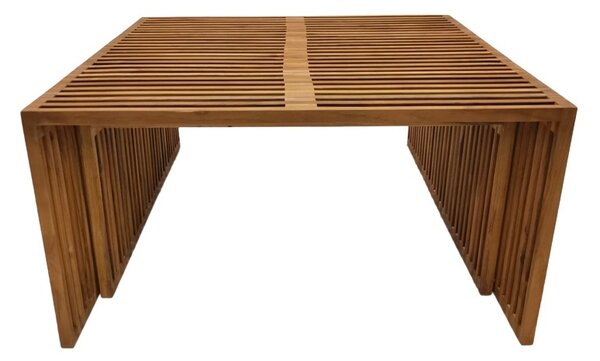 Комплект от 2 градински маси за подреждане Tinnie Boho Pako World Natural 86x80x46 cm