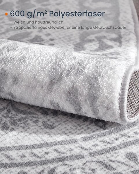 Кръгъл килим Songmics Songmics Beige 120x120 cm
