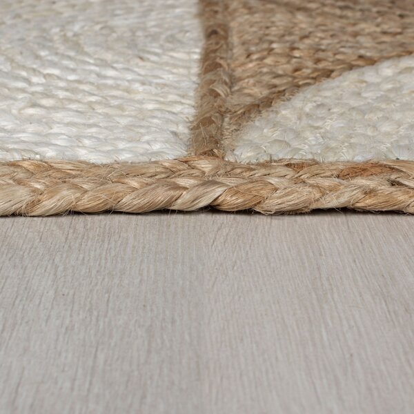 Килим от юта Ella Eclipse Ella Eclipse Jute Natural 200X290 cm, Flair Rugs