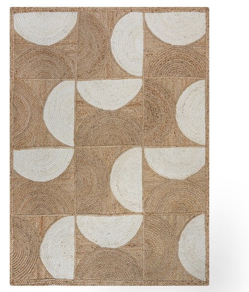 Килим от юта Ella Eclipse Ella Eclipse Jute Natural 200X290 cm, Flair Rugs