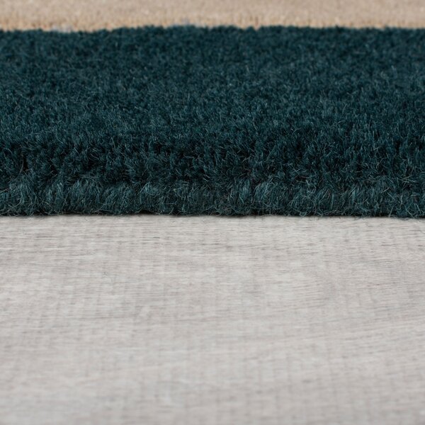 Абстрактен килим Лабиринт Зелен лабиринт 120X180 cm, Flair Rugs