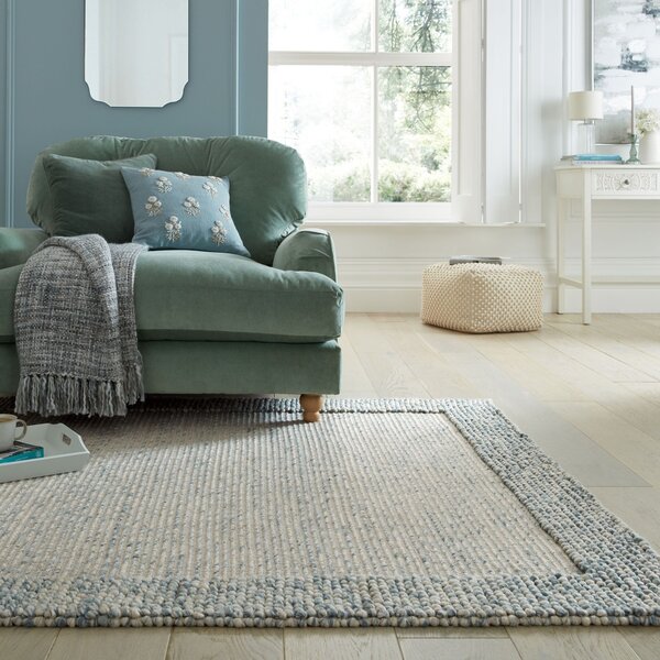 Вълнен килим Bobble Border Ivoar Border Rug 160X230 cm, Flair Rugs