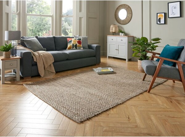 Килим от юта в естествен цвят 160x230 cm Sol - Flair Rugs