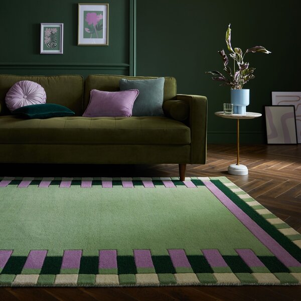 Килим Lois Scallop Kai Kai Wool Pink 120X170 cm, Flair Rugs