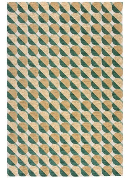 Килим Manhattan Carlos Geo Carlos Geo Green 120X170 cm, Flair Rugs