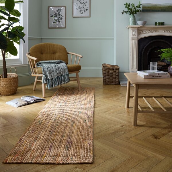 Килим Sarita Sarita Jute Boucle Multicolour 60X230 cm, Flair Rugs