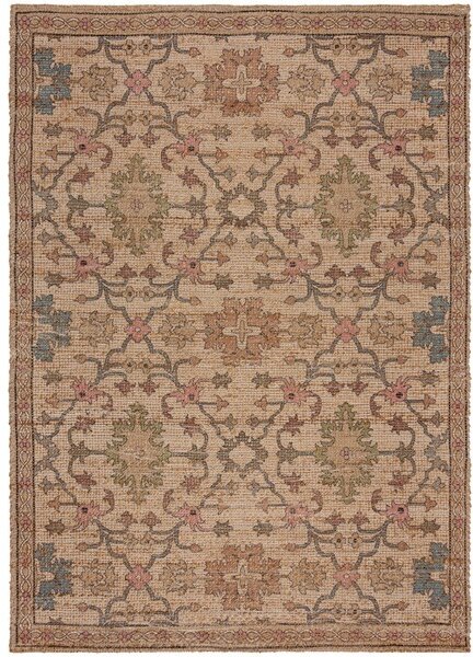 Килим Nadya Celine Celine Jute Glob Green 200X290 cm, Flair Rugs