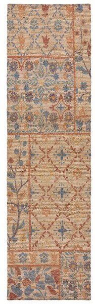 Кръстосан килим Nadya Taylor Patch Blue 60X230 cm, Flair Rugs