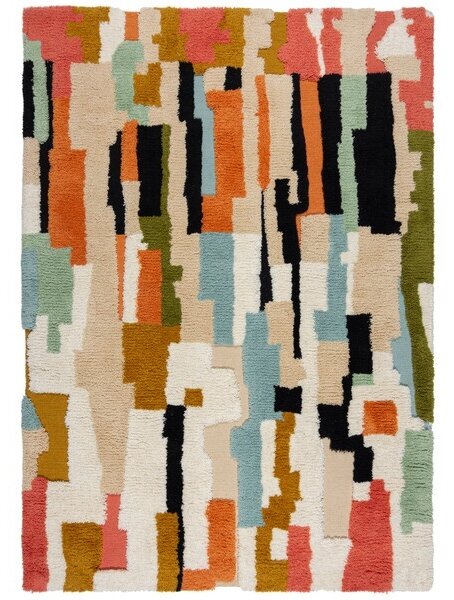 Килим Мароко Zagora Geo Shaggy Multicoloured 120X170 cm, Мароко Zagora Geo Shaggy Multicoloured, Flair Rugs
