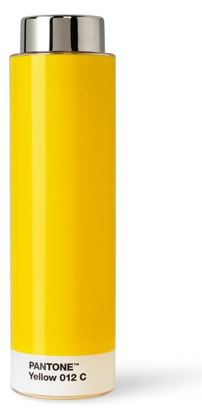 Жълта бутилка за пътуване тританова бутилка 500 ml Yellow 012 – Pantone