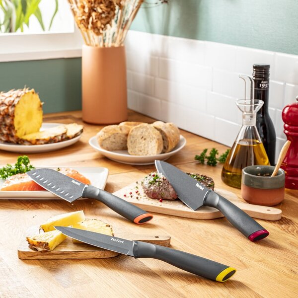 Нож Santoku от неръждаема стомана FreshKitchen - Tefal