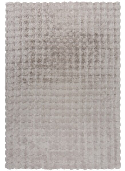 Вафлен килим от изкуствена кожа сив 180X290 cm, Flair Rugs