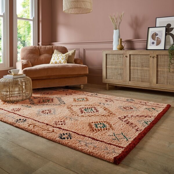 Мароко Сахара Шаги Розов килим Сахара Шаги 120X170 cm, Flair Rugs