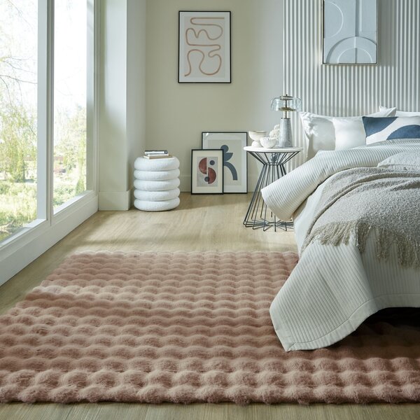 Килим Waffle Waffle Faux Fur Taupe 180X290 cm, Flair Rugs