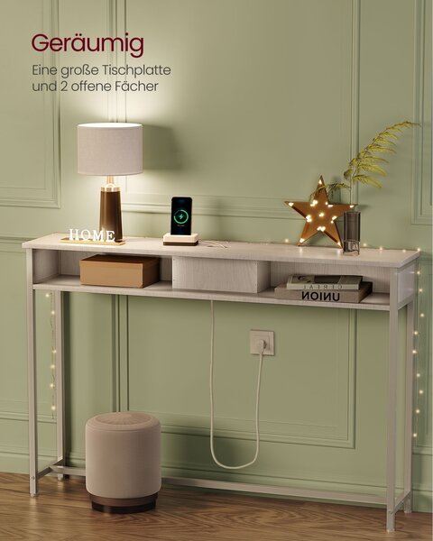 Конзола Vasagle White 120x25x81,1 cm