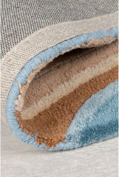 Абстрактен килим Flow Abstract Flow Blue 120x170 cm, Flair Rugs