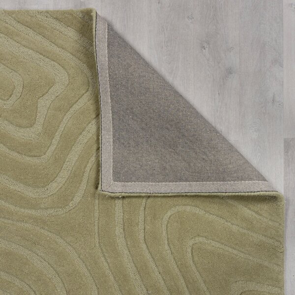 Кръгъл килим Mesmerise Green Mesmerise 160x160 cm, Flair Rugs