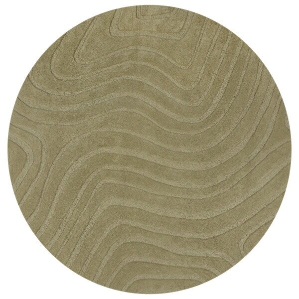 Кръгъл килим Mesmerise Green Mesmerise 160x160 cm, Flair Rugs
