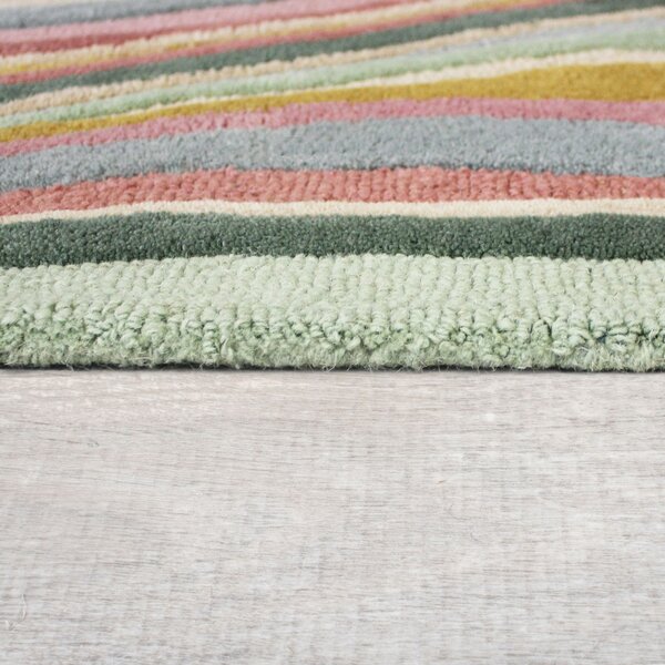 Abstract Flow Pink 60x230 cm, Flair Rugs