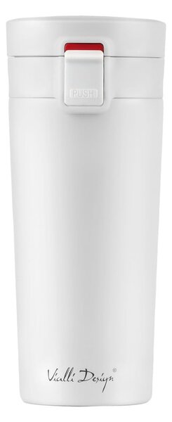Бял термос за пътуване , 400 ml Fuori - Vialli Design
