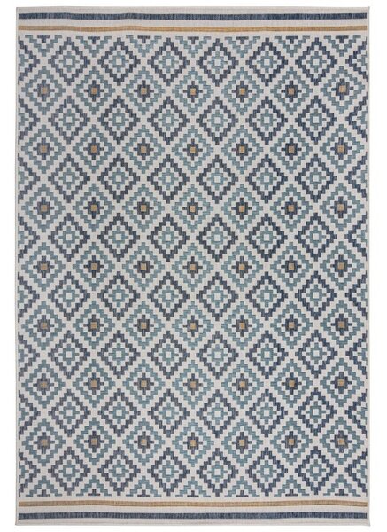 Килим Zia Trellis Outdoor Blue 200x290 cm, Flair Rugs